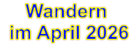 Wandern  im April 2026