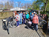 Nach der Stärkung geht die Radtour weiter