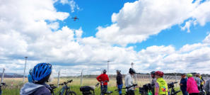 Radtour zum Flughafen Terminal 3